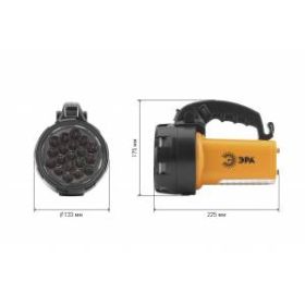 PA-601 Фонарь ЭРА прожектор АЛЬФА [19xLED + 24xLED, литий 3Ач, ЗУ 220V+12V, карт] (8/144) ‎