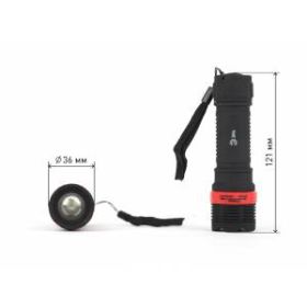 P3W Фонарь ЭРА 3W LED, регулируемый фокус, пластик, 3xAAA, бл (24/144/576) ‎
