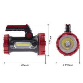 PA-704 Фонарь ЭРА прожекторный [10W SMD+ боковой COB, литиевый акк 6000мАч/ 3,7V, IP65, microUSB, Po ‎