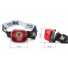 GB-502 Фонарь ЭРА Налобный 3W LED, аварийный сигнал, 3хААА, 4 режима, бл. (25/100/800) ‎