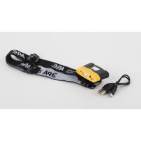 GA-804 Фонарь ЭРА налобный серия "Практик" [3Вт led + 2 SMD, 3,7 V Li аккум, сенсерное включение, бл ‎