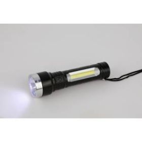 Светодиодный фонарь ЭРА UA-501 универсальный, аккумуляторный, COB+LED, 5 Вт, резина ‎