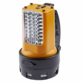PA-601 Фонарь ЭРА прожектор АЛЬФА [19xLED + 24xLED, литий 3Ач, ЗУ 220V+12V, карт] (8/144) ‎