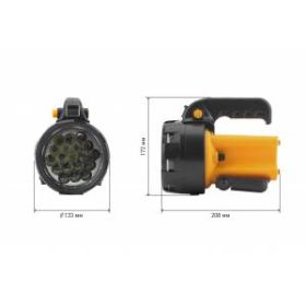 PA-602 Фонарь ЭРА прожектор АЛЬФА [19xLED, литий 3Ач, ЗУ 220V+12V, карт] (8/144) ‎
