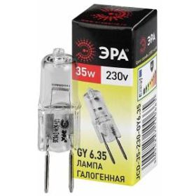 GY6.35-JCD-35W-230V ЭРА (галоген, капсула, 35Вт, нейтр, GY6.35) (100/1000/35000) ‎