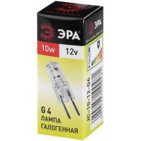 G4-JC-10W-12V ЭРА (галоген, капсула, 10Вт, нейтр, G4) (100/1000/35000) ‎