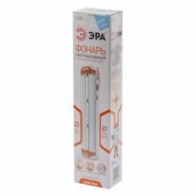 EL60S Фонарь ЭРА Акку 4V4Ah, 60xSMD + 27SMD, ЗУ 220V (30/450) ‎