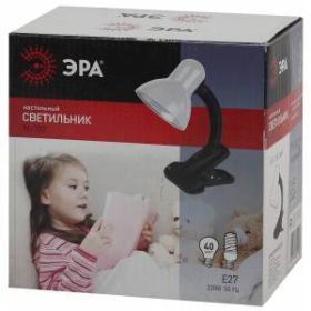 ЭРА наст.светильник N-102-E27-40W-W белый (30/240) ‎
