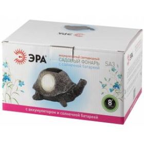 SA3 ЭРА "Черепаха" Акку NiMH AA, солн.бат, 1xLED, карт (24/144) ‎