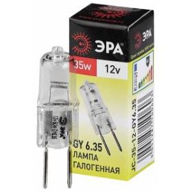 GY6.35-JC-35W-12V ЭРА (галоген, капсула, 35Вт, нейтр, GY6.35) (100/1000/28000) ‎