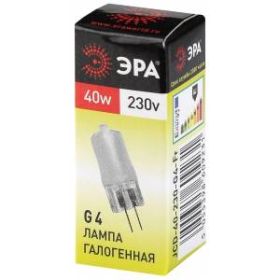 G4-JCD-40W-230V-FR ЭРА (галоген, капсула, 40Вт, нейтр, G4) (100/1000/35000) ‎