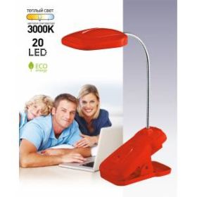 ЭРА наст.светильник NLED-420-1.5W-R красный (10/40/320) ‎