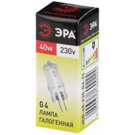 G4-JCD-40W-230V-CL ЭРА (галоген, капсула, 40Вт, нейтр, G4) (100/1000/35000) ‎