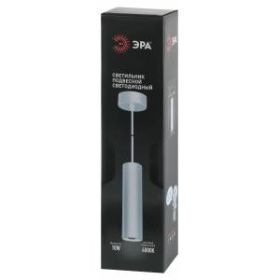 PL1 COB -10 WH 300 Подвес ЭРА Светильники подвесной светодиодный COB, 10W, D80*300мм, белый (20/240) ‎