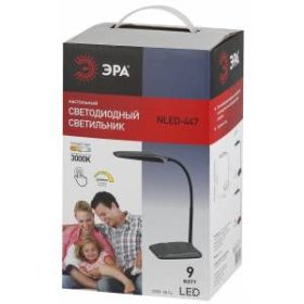 ЭРА наст.светильник NLED-447-9W-R красный (8/128) ‎