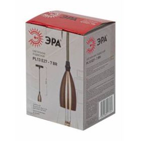 PL13 E27 - 7 BR Подсветка ЭРА Накладной, цоколь Е27, провод 1 м, цвет медь (60/360) ‎