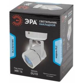 OL2 GU10 WH Светильник ЭРА Накладной, белый (50/900) ‎