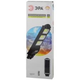 ЭРА Консольный светильник на солн. бат.,SMD, 60W, с датч. движ., ПДУ,1000lm, 5000К, IP65 (6/90) ‎