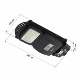 ЭРА Консольный светильник на солн. бат.,SMD, 20W, с датч. движ., ПДУ, 400 lm, 5000К, IP65 (6/180) ‎
