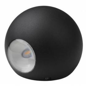 WL11 BK Подсветка ЭРА Декоративная подсветка светодиодная ЭРА 2*1Вт IP 54 черный (20/400) ‎