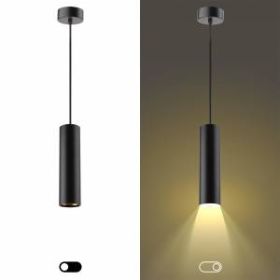 PL1 GU10 BK 300 Подсветка ЭРА подвесной, GU10, D80*300мм, черный (20/240) ‎