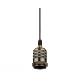 PL13 E27 - 9 GB Подсветка ЭРА Накладной, цоколь Е27, провод 1 м, цвет медь (60/360) ‎
