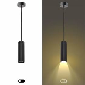 PL1 COB- 10 BK 300 Подвес ЭРА Светильники подвесной светодиодный COB, 10W, D80*300мм, черный (20/240 ‎