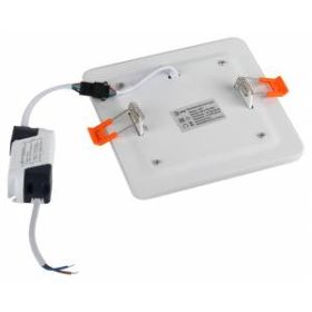 LED 4-9 BL Светильник ЭРА светодиодный квадратный c cиней подсветкой LED 9W 540LM 220V 4000K (40/60 ‎