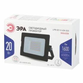 Прожектор светодиодный уличный ЭРА LPR-021-0-65K-020 20Вт 6500К 1600Лм 125х85х50 ‎