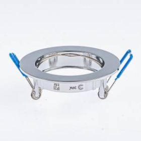 KL1 SN Светильник ЭРА литой простой MR16,12V, 50W сатин никель (100/3000) ‎