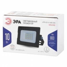 Прожектор светодиодный уличный ЭРА LPR-021-0-65K-010 10Вт 6500К 800Лм 92x65x35 ‎