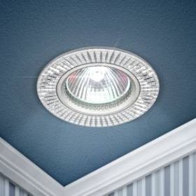 KL32 AL/SL Светильник ЭРА алюминиевый MR16,12V/220V, 50W серебро (50/2700) ‎
