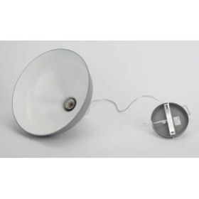 PL2 GR/SN Подвес ЭРА металл, E27, max 60W, d300 мм, шагрень серый/сатин никель (8/48) ‎