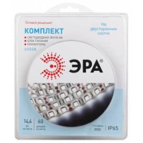 ЭРА Комплект светодиодной ленты 5050kit-14,4-60-12-IP65-6500-5m (50/300) ‎