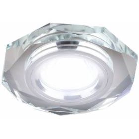 DK5 СH/SL Светильник ЭРА декор стекло многогранник MR16,12V/220V, 50W, GU5,3 зеркальный/хром (50/210 ‎
