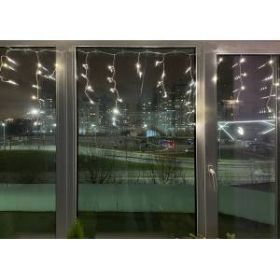 ENIB-01B ЭРА Гирлянда LED Бахрома 1,8 м*0,5 теплый свет 8 режимов 220V, IP20 (100/800) ‎