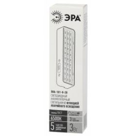 Аварийный светильник светодиодный ЭРА DBA-101-0-20 непостоянный 30LED 5ч IP20 ‎