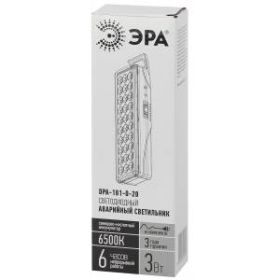 Аварийный светильник светодиодный ЭРА DPA-101-0-20 непостоянный 30LED 6ч IP20 SLA ‎