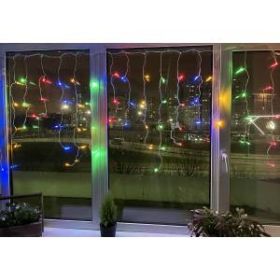 ENOB-2M ЭРА Гирлянда LED Бахрома 2м*1м мультиколор, 24V, IP44 (80/960) ‎