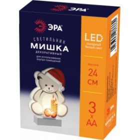 Светодиодная новогодняя фигура ЭРА EGNDS-07 Мишка 1 LED ‎