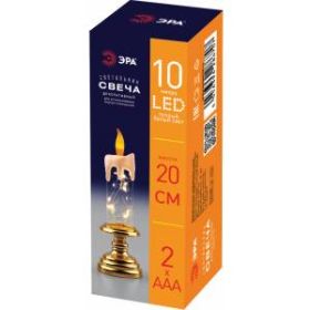 Светодиодная новогодняя фигура ЭРА EGNDS-03 Свеча 10 LED ‎