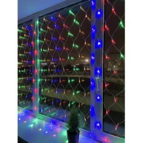 ENIS-01M ЭРА Гирлянда LED Сеть 1,8 м*1,5 м мультиколор, мультирежим, 220V, IP20 (60/540) ‎