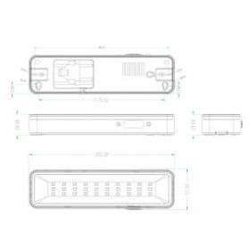 Аварийный светильник светодиодный ЭРА DBA-105-0-20 постоянный 30LED 5ч IP20 ‎