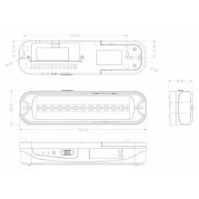Аварийный светильник светодиодный ЭРА DPA-101-1-20 непостоянный 12LED 6ч IP20 NiCD ‎