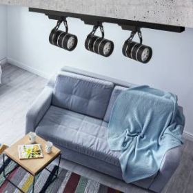 TR3 - 7 BK Трековый Светильник ЭРА 7Вт черный SMD (30/360) ‎