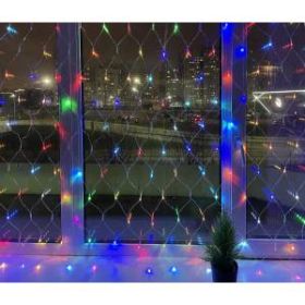 ENIS-01R ЭРА Гирлянда LED Сеть 1,8 м*1,5 м RGB, 220V, IP20 (60/720) ‎