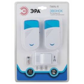 Звонок ЭРА TWIN-R беспроводной (60/360) ‎