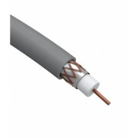 ЭРА Кабель коаксиальный RG-6U, 75 Ом, Cu/(оплётка Cu 64%), нг(А)HF, цвет серый, бухта 100 м (4/80) ‎/ Б0044606