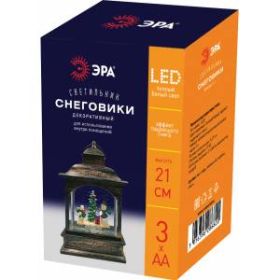 Светодиодная новогодняя фигура ЭРА ENGDS-11 Снеговики 1 LED ‎
