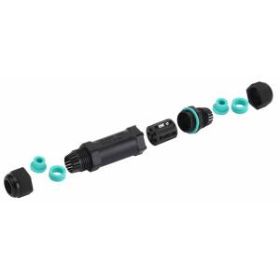 NO-224-18 ЭРА Коннектор кабельный прямой IP68 3-Pin (10/120/3000) ‎